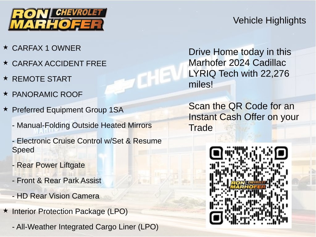 Used 2024 Cadillac Lyriq Tech AWD/4WD image 15