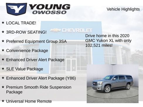 Used 2020 GMC Yukon XL SLE w/ SLE Value Package image 8