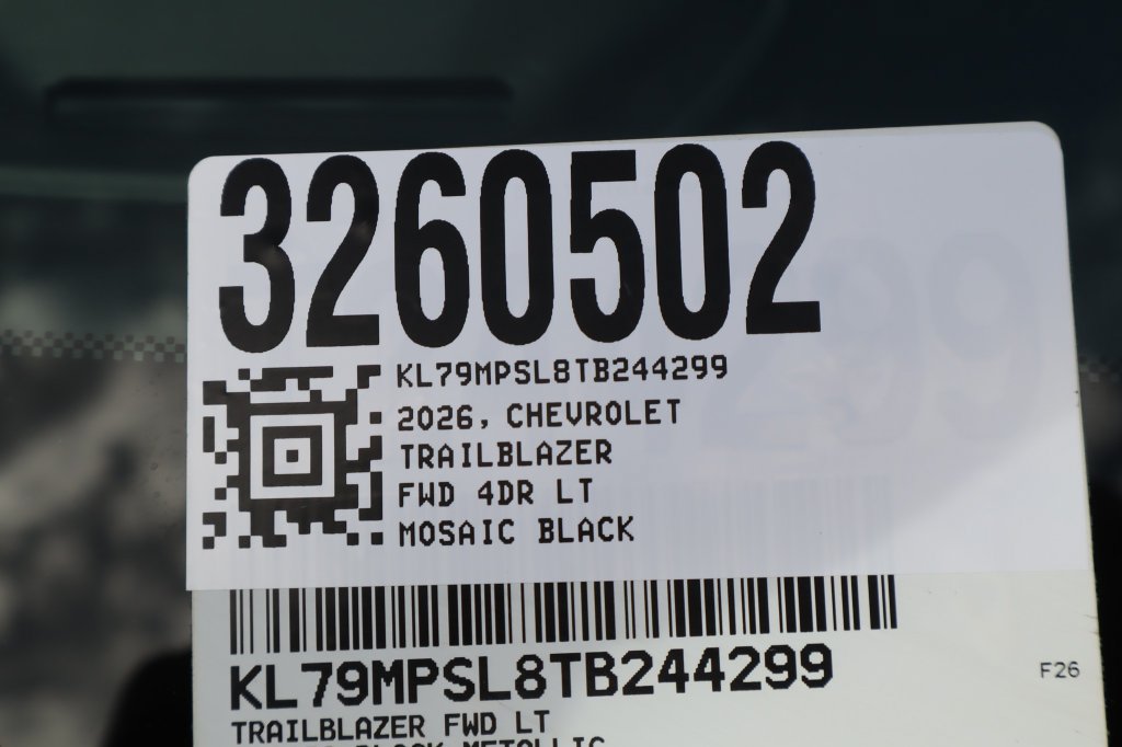 New 2026 Chevrolet TrailBlazer LT w/ LT Cold Weather Package FWD image 33