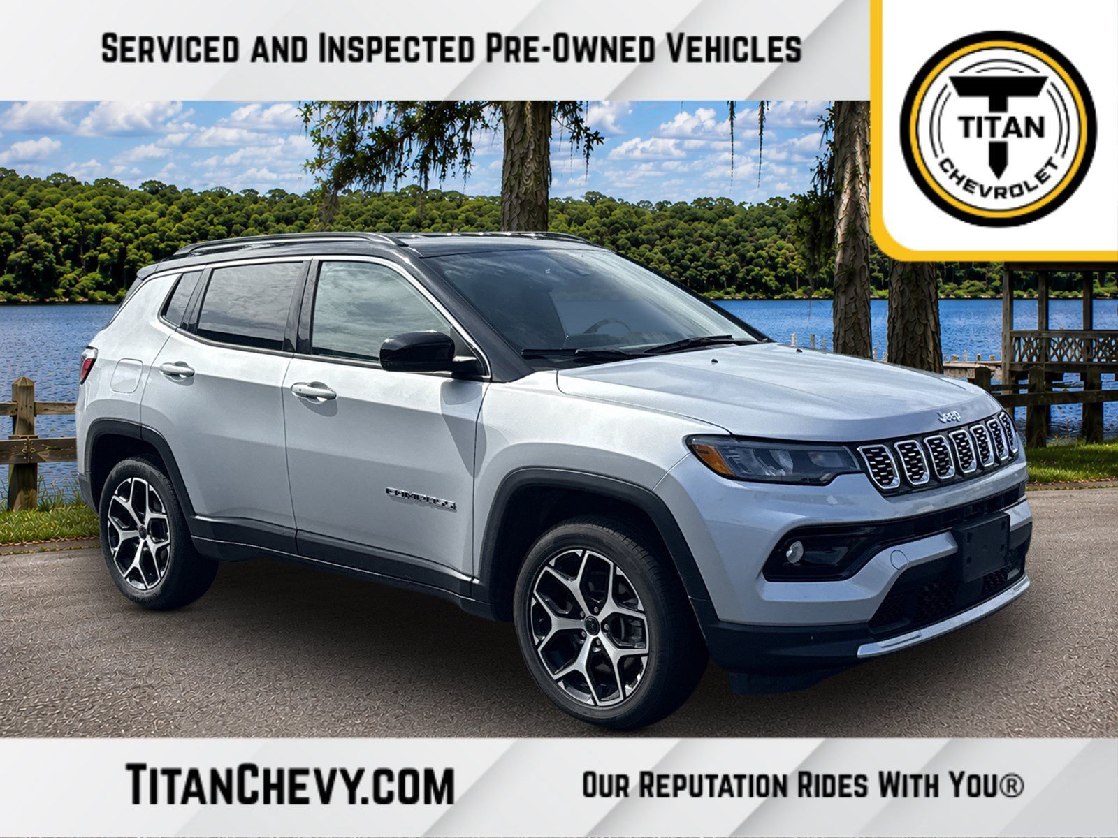 Used 2025 Jeep Compass Limited AWD/4WD image 1