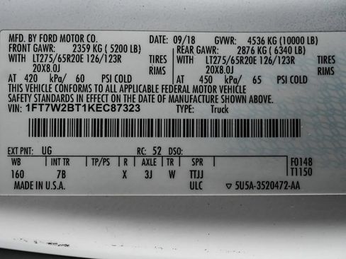 Used 2019 Ford F250 Platinum w/ Platinum Ultimate Package AWD/4WD image 62