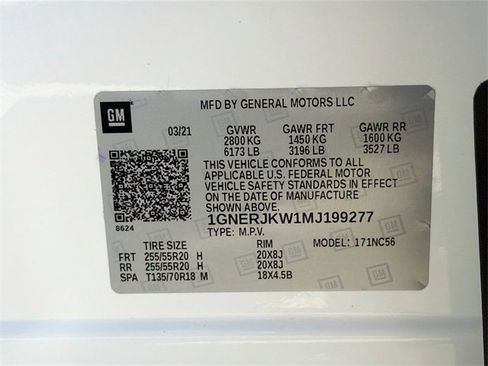 Used 2021 Chevrolet Traverse RS image 45