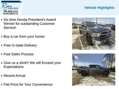 Used 2016 RAM 1500 Classic SLT image 2