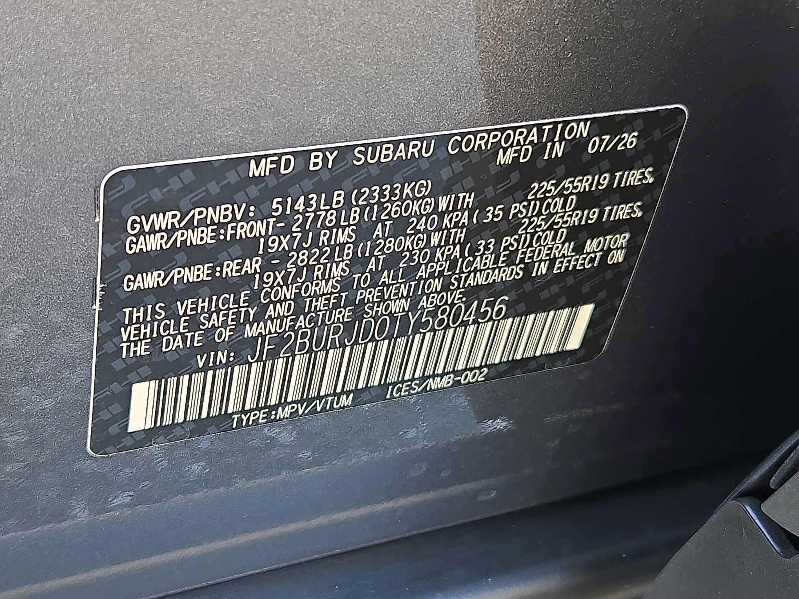 New 2026 Subaru Outback Touring XT AWD/4WD image 9