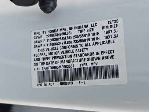 Used 2021 Honda CR-V Touring image 37
