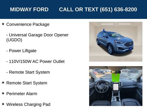 Certified 2023 Ford Edge SEL w/ Convenience Package AWD/4WD image 12
