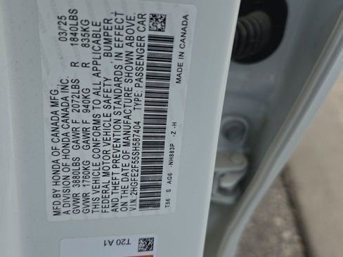 Used 2025 Honda Civic Sport image 19