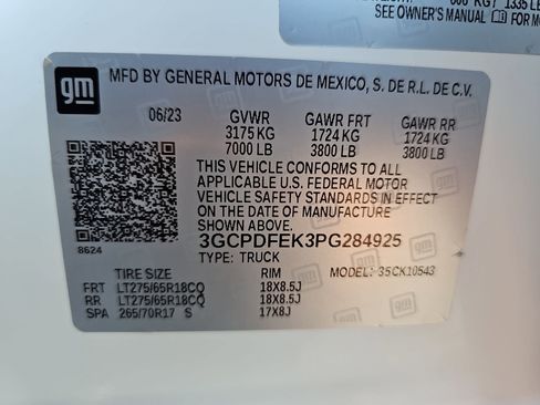 Used 2023 Chevrolet Silverado 1500 LT Trail Boss w/ Protection Package AWD/4WD image 37