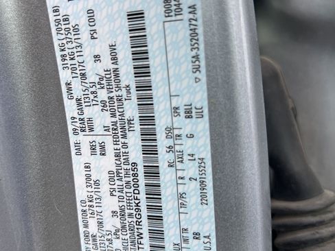 Used 2019 Ford F150 Raptor w/ Equipment Group 801A Mid image 33