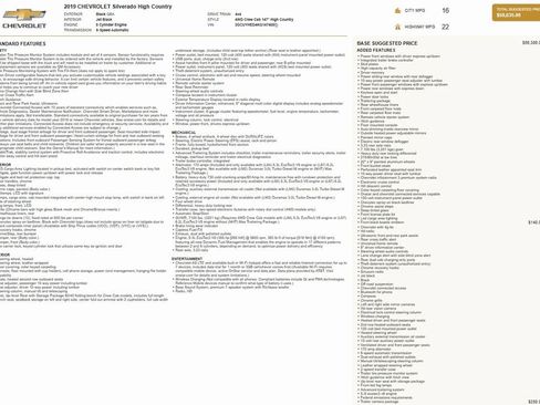 Used 2019 Chevrolet Silverado 1500 High Country w/ Z71 Off-Road Package image 4