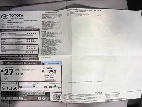 Used 2017 Toyota Camry XLE image 42