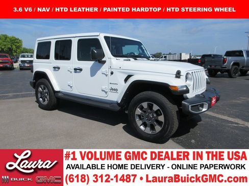 Used 2023 Jeep Wrangler Unlimited Sahara w/ LED Lighting Group AWD/4WD image 1