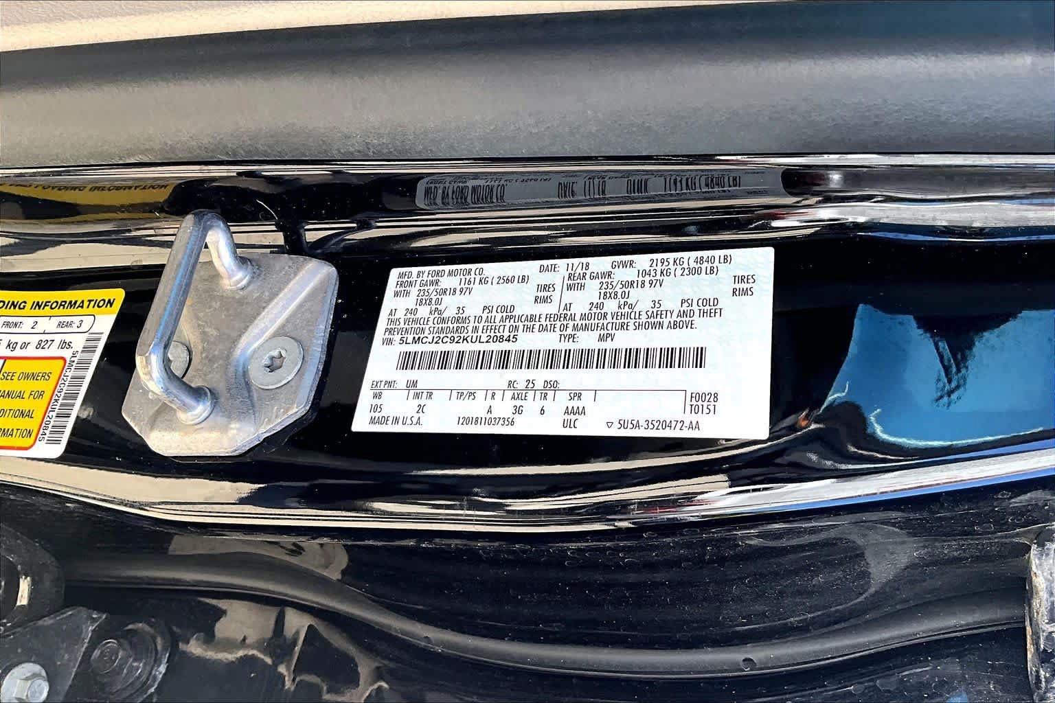 Used 2019 Lincoln MKC Select w/ Select Plus Package FWD image 26