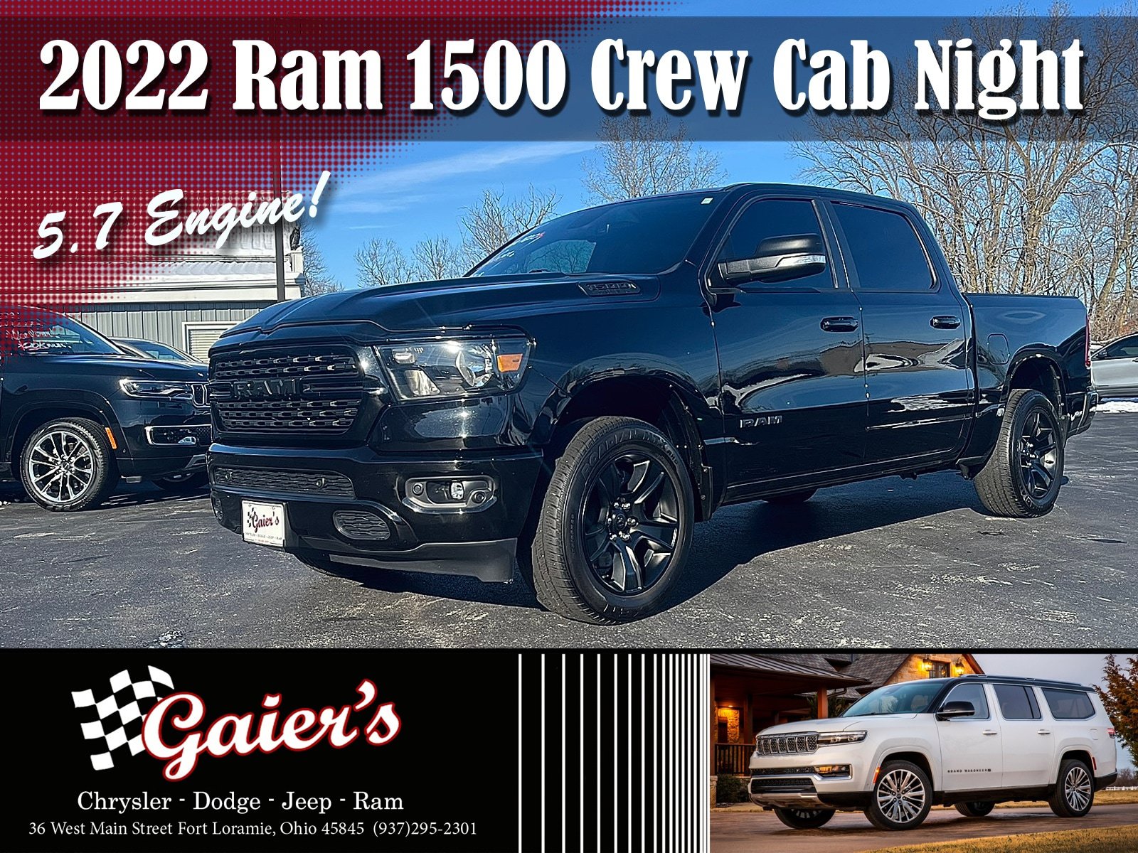 Used 2022 RAM 1500 Big Horn AWD/4WD image 1