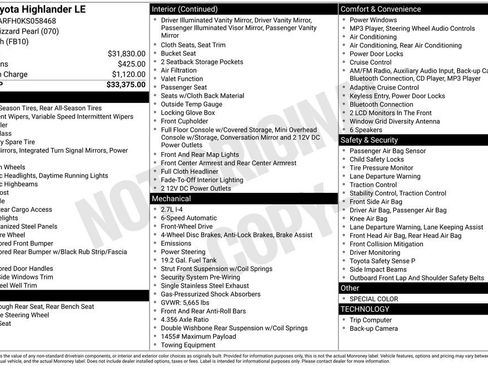 Used 2019 Toyota Highlander LE image 38