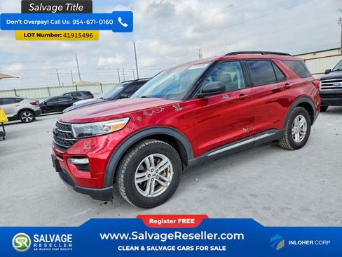 Used 2021 Ford Explorer XLT w/ Equipment Group 202A RWD image 1