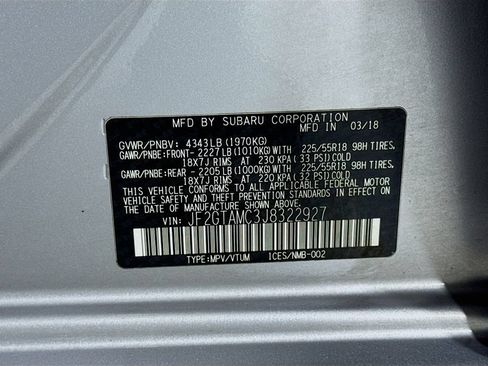 Used 2018 Subaru Crosstrek 2.0i Limited AWD/4WD image 33