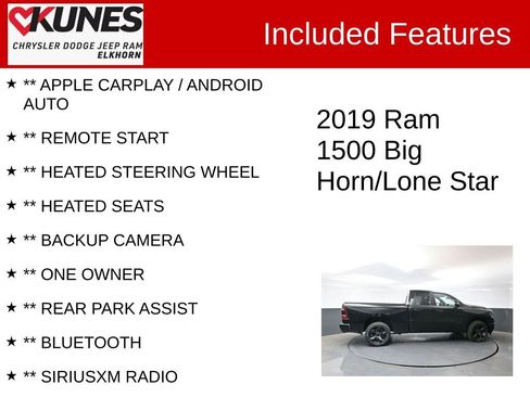 Used 2019 RAM 1500 Big Horn AWD/4WD image 2