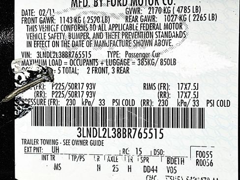 Used 2011 Lincoln MKZ Hybrid w/ 201A Rapid Spec Order Code image 12