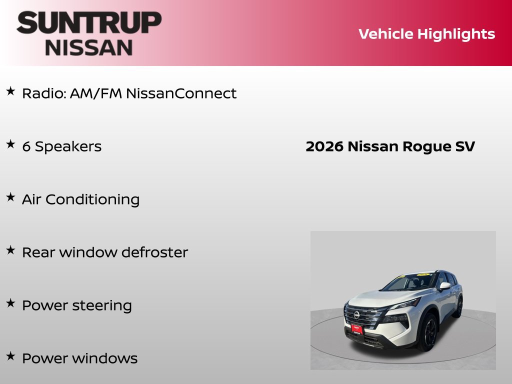 Certified 2026 Nissan Rogue SV AWD/4WD image 8