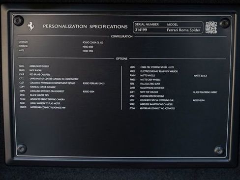 Certified 2025 Ferrari Roma Spider image 26