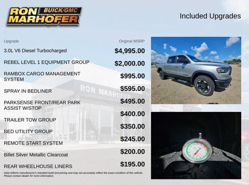 Used 2020 RAM 1500 Rebel w/ Rebel Level 1 Equipment Group AWD/4WD image 6