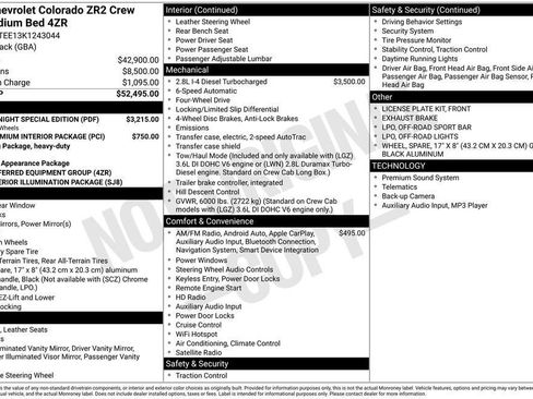 Used 2019 Chevrolet Colorado ZR2 w/ ZR2 Midnight Special Edition AWD/4WD image 22