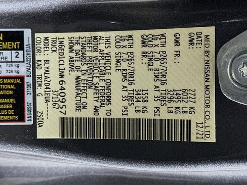 Used 2022 Nissan Frontier S image 12