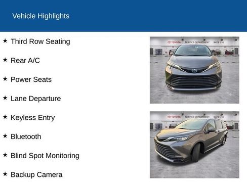 Used 2025 Toyota Sienna LE w/ LE Plus Package FWD image 2