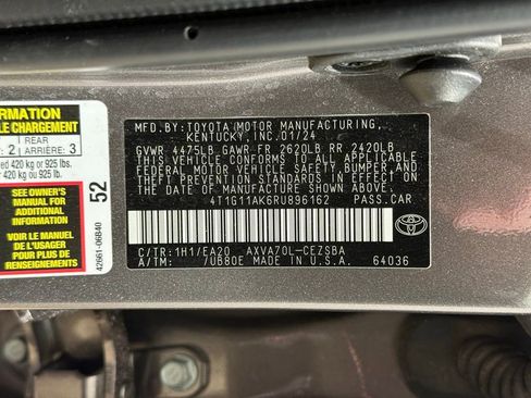 Certified 2024 Toyota Camry SE image 27