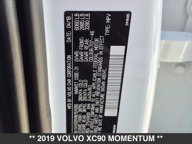 Used 2019 Volvo XC90 T5 Momentum w/ Advanced Package AWD/4WD image 23