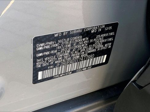 New 2026 Subaru Outback Premium image 8