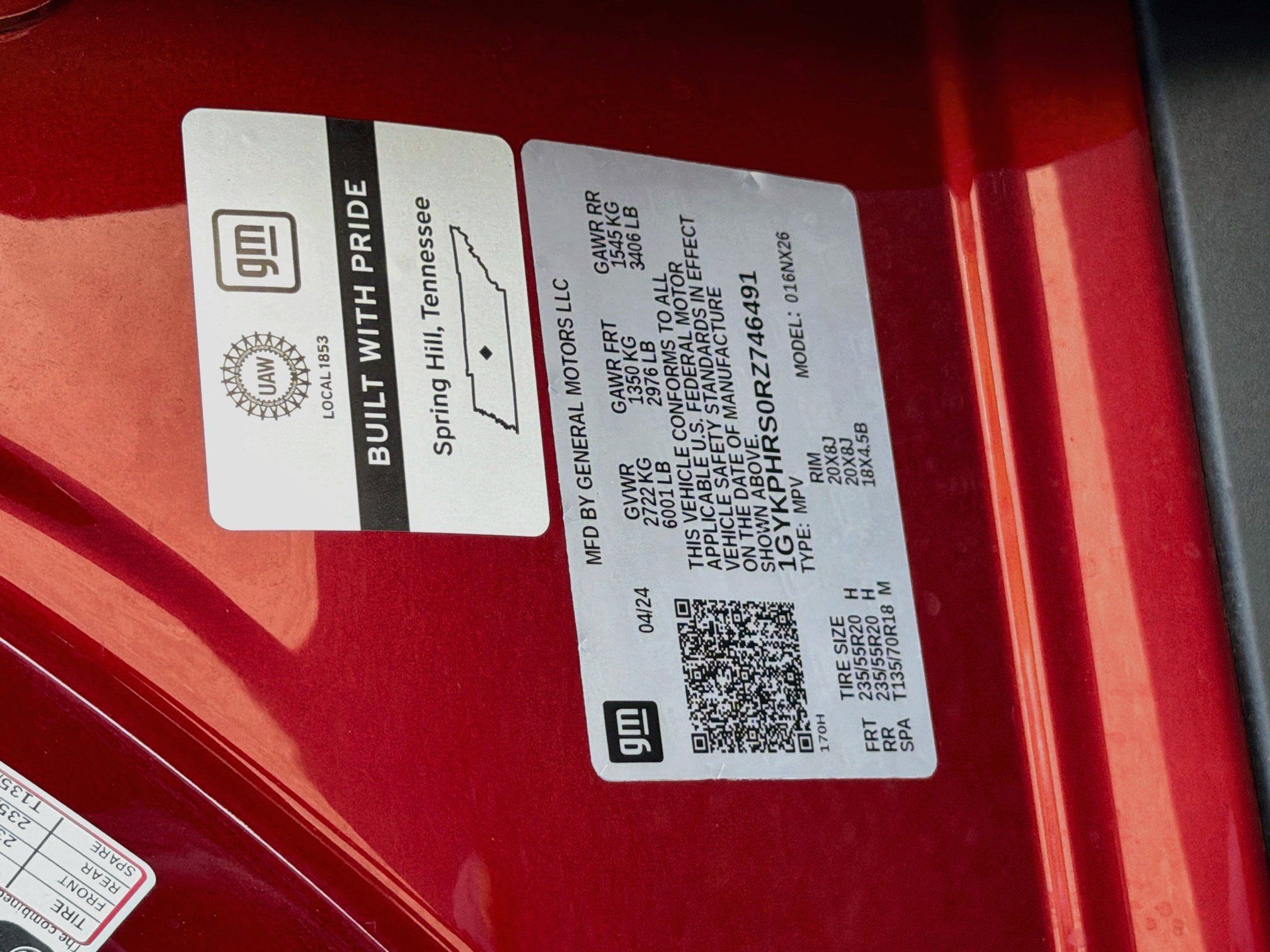 Certified 2024 Cadillac XT6 Sport w/ Platinum Package AWD/4WD image 35