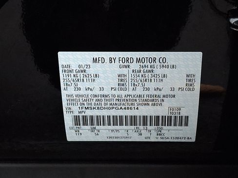 Certified 2023 Ford Explorer XLT w/ Equipment Group 202A image 29