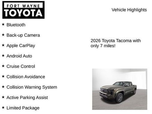 New 2026 Toyota Tacoma Limited AWD/4WD image 7