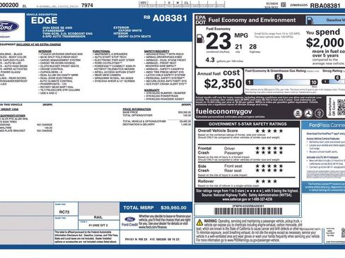 Used 2024 Ford Edge SE image 32