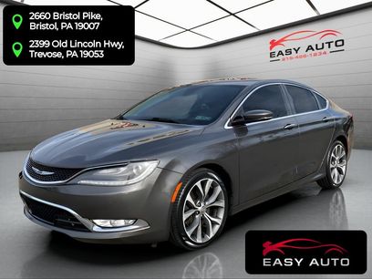 Used 2015 Chrysler 200 C w/ Navigation & Sound Group I
