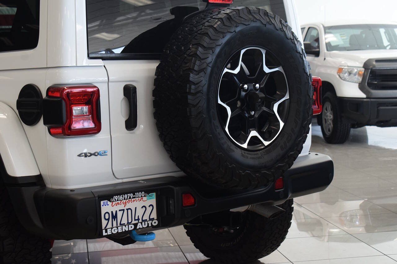 Used 2021 Jeep Wrangler Unlimited Rubicon 4xe w/ Steel Bumper Group AWD/4WD image 12