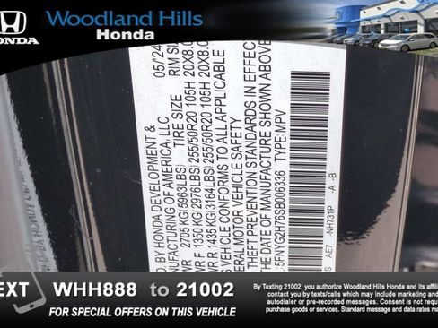 Used 2025 Honda Pilot Touring image 27