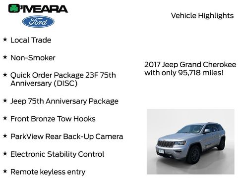 Used 2017 Jeep Grand Cherokee Laredo AWD/4WD image 7