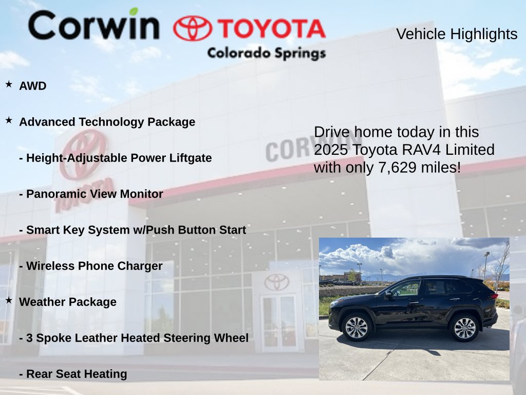 Used 2025 Toyota RAV4 Limited w/ Advanced Technology Package AWD/4WD image 7