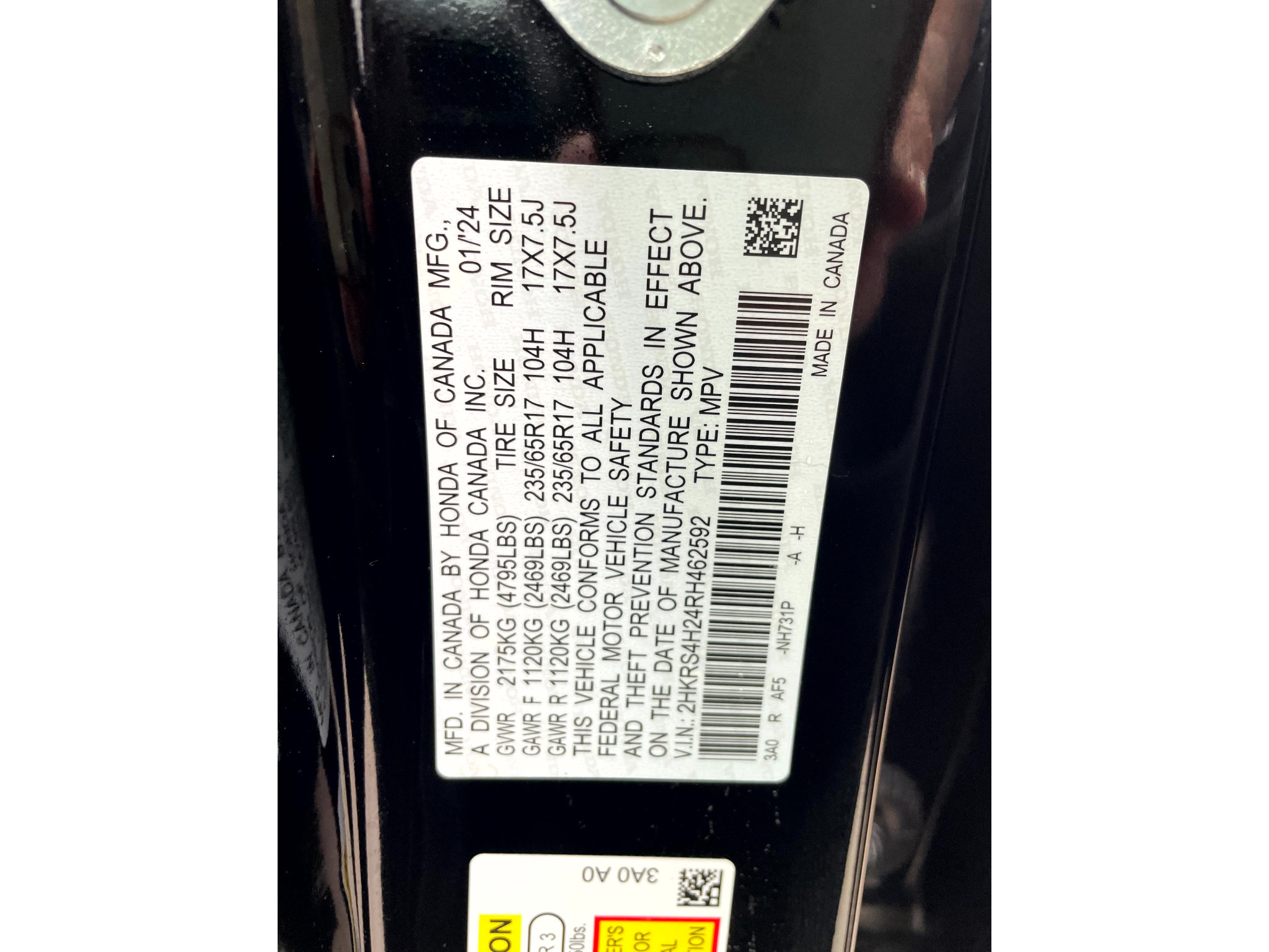 Certified 2024 Honda CR-V LX image 23