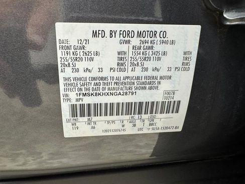 Used 2022 Ford Explorer ST-Line image 33