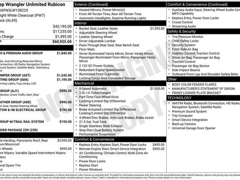 Used 2020 Jeep Wrangler Unlimited Rubicon AWD/4WD image 41