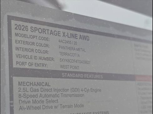 New 2026 Kia Sportage X-Line AWD/4WD image 14