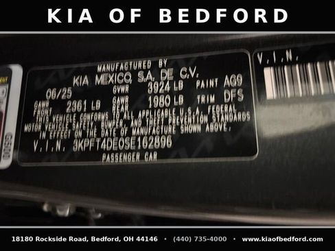 Certified 2025 Kia K4 FWD image 13