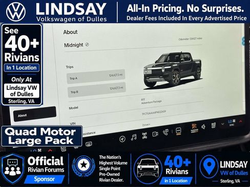 Used 2023 Rivian R1T Adventure AWD/4WD image 25