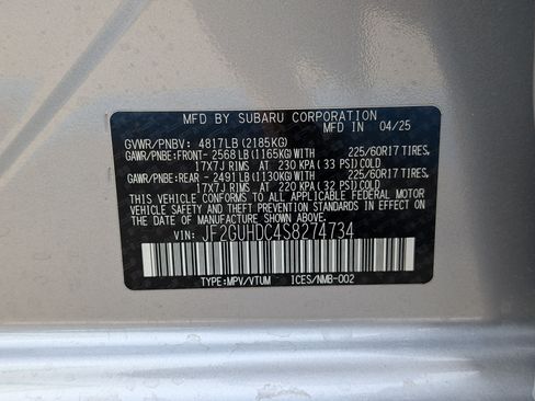 Used 2025 Subaru Crosstrek 2.5i Premium w/ Crosstrek Mirror Package AWD/4WD image 33