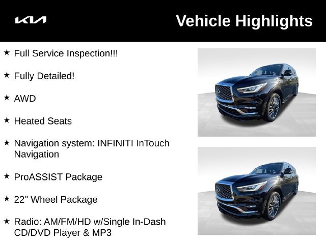 Used 2019 INFINITI QX80 Luxe w/ 22" Wheel Package AWD/4WD image 5