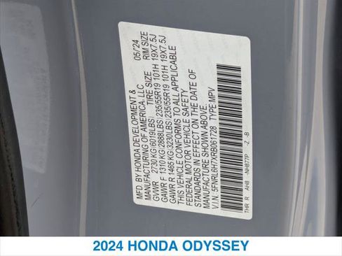 Certified 2024 Honda Odyssey Sport image 26